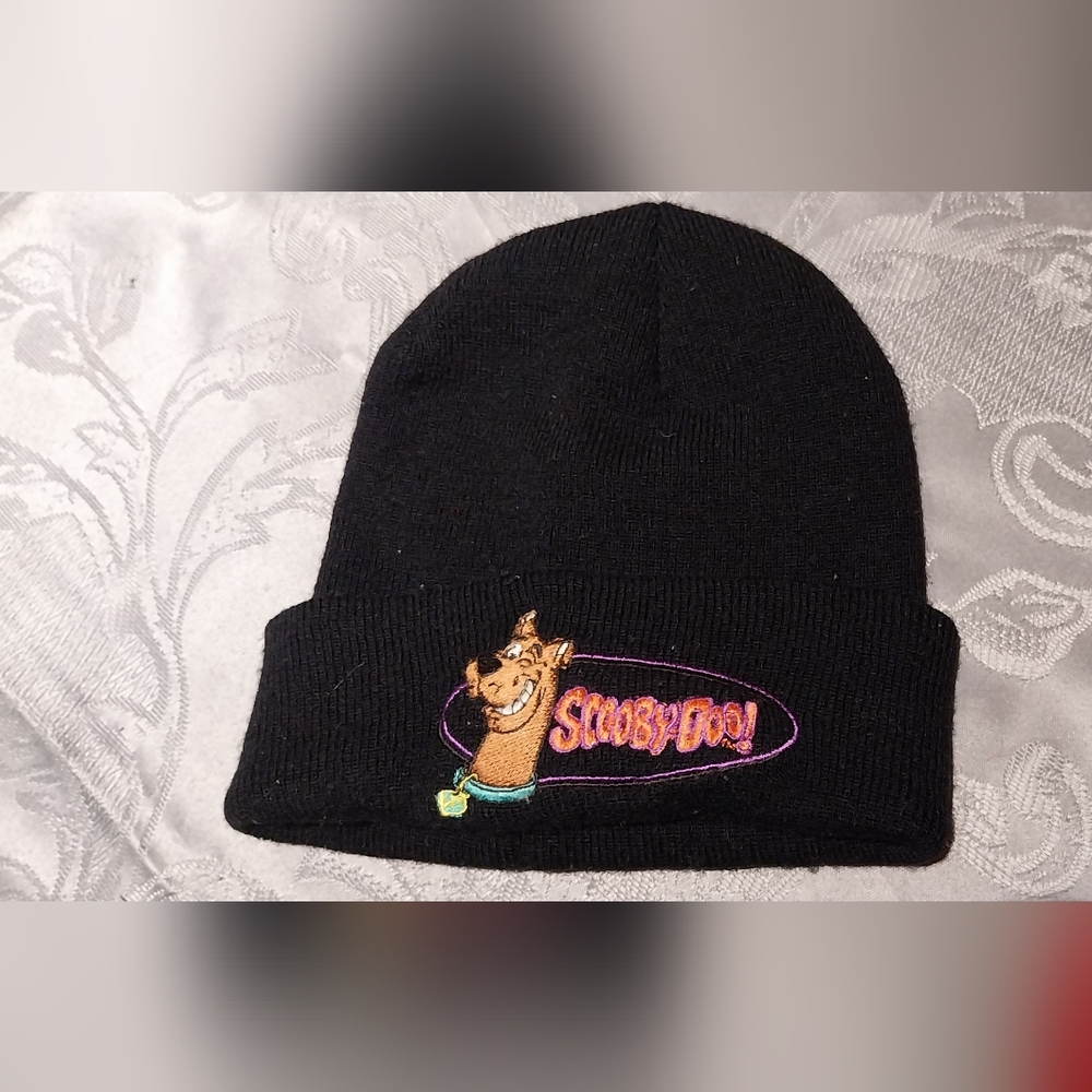 Vintage Scooby-Doo Black Beanie